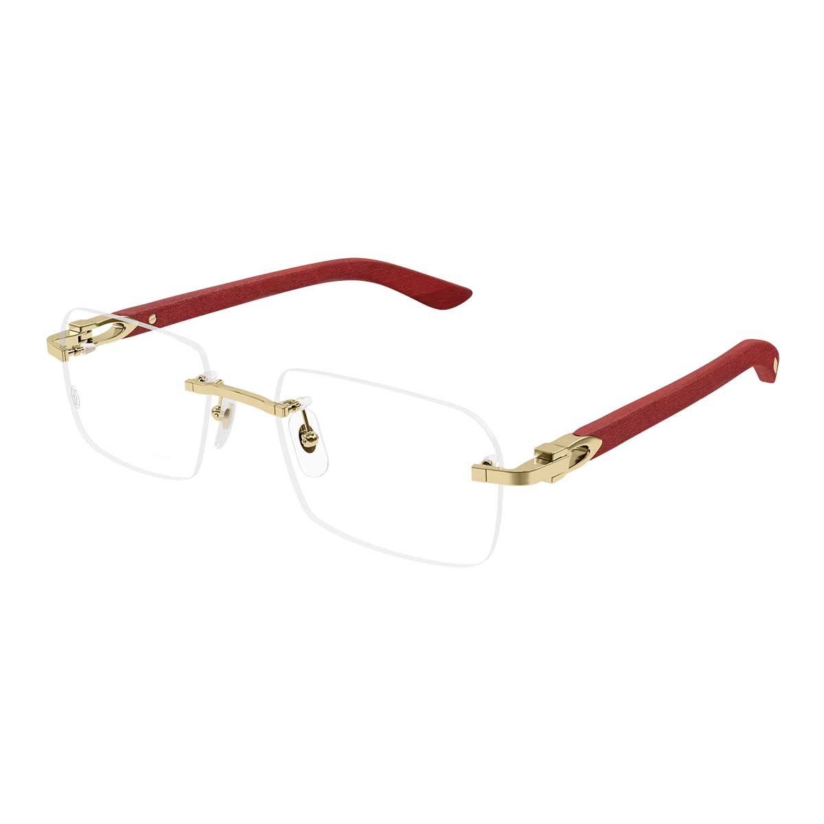 Cartier Occhiali da Vista CT0453O 003 OroRosso/Trasparente Uomo 2
