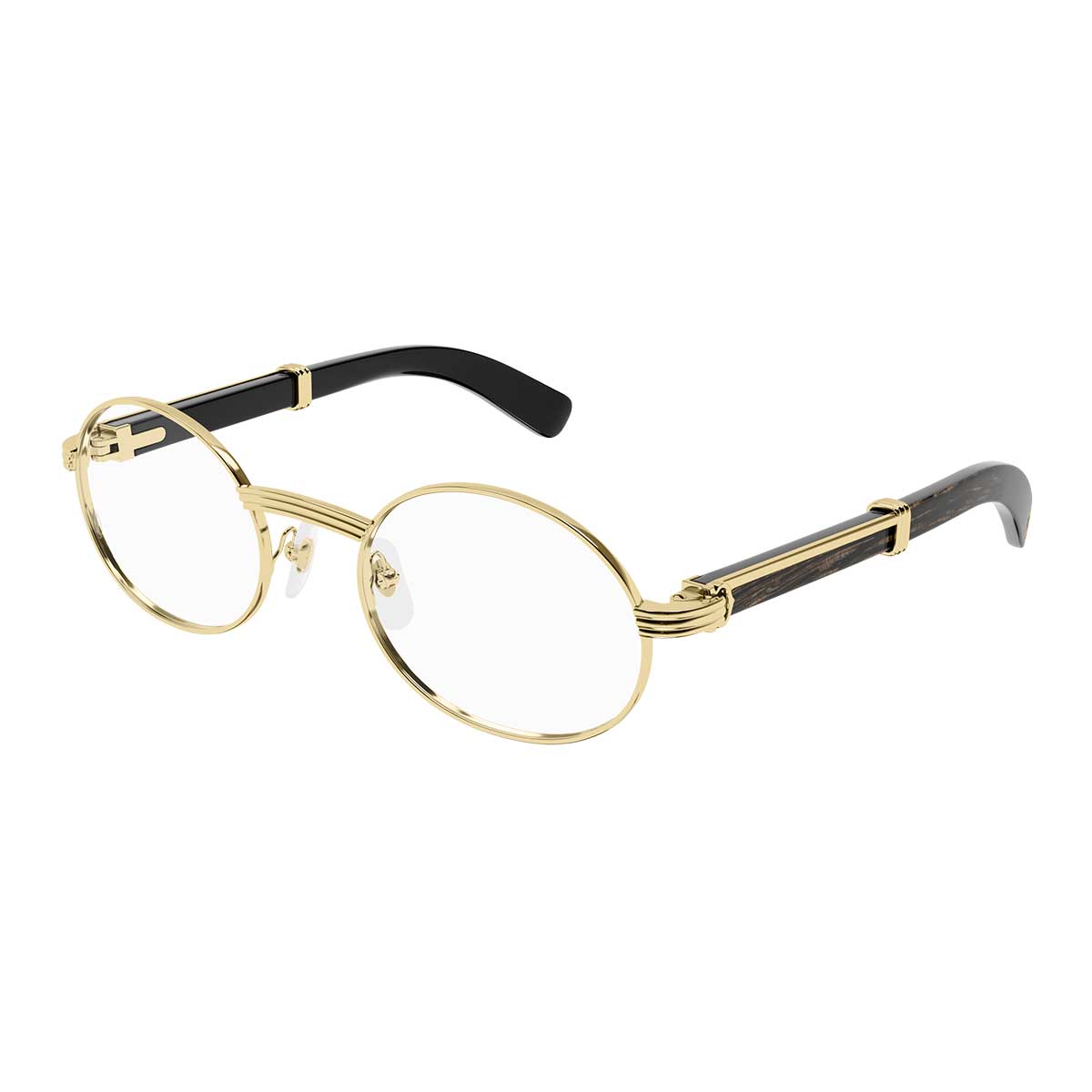 Cartier Occhiali da Vista CT0464O 001 OroNero/Trasparente Uomo 2