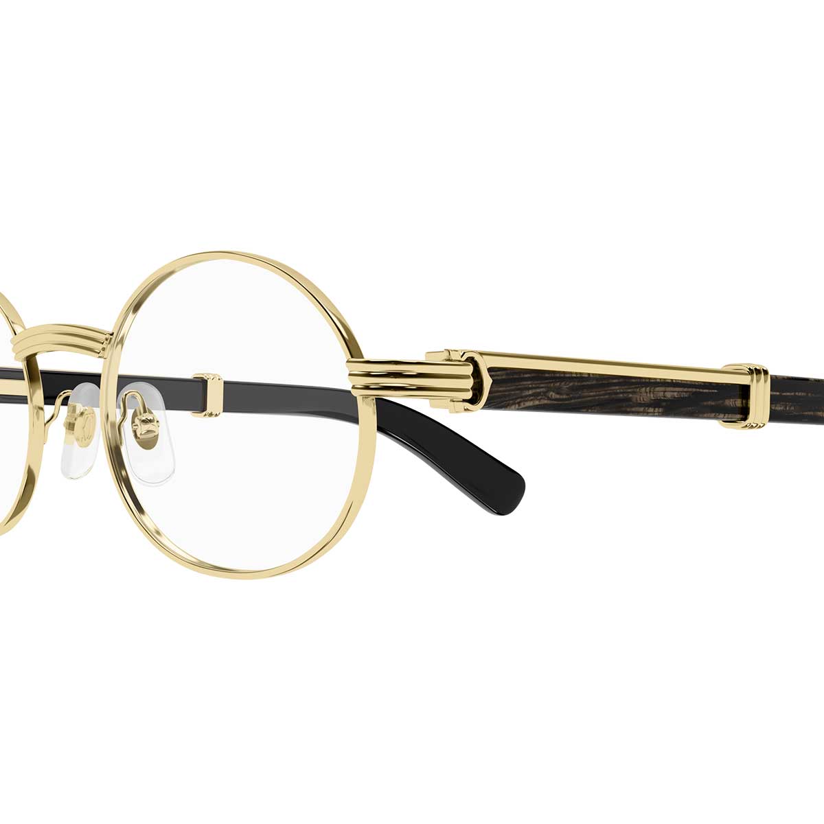 Cartier Occhiali da Vista CT0464O 001 OroNero/Trasparente Uomo 3