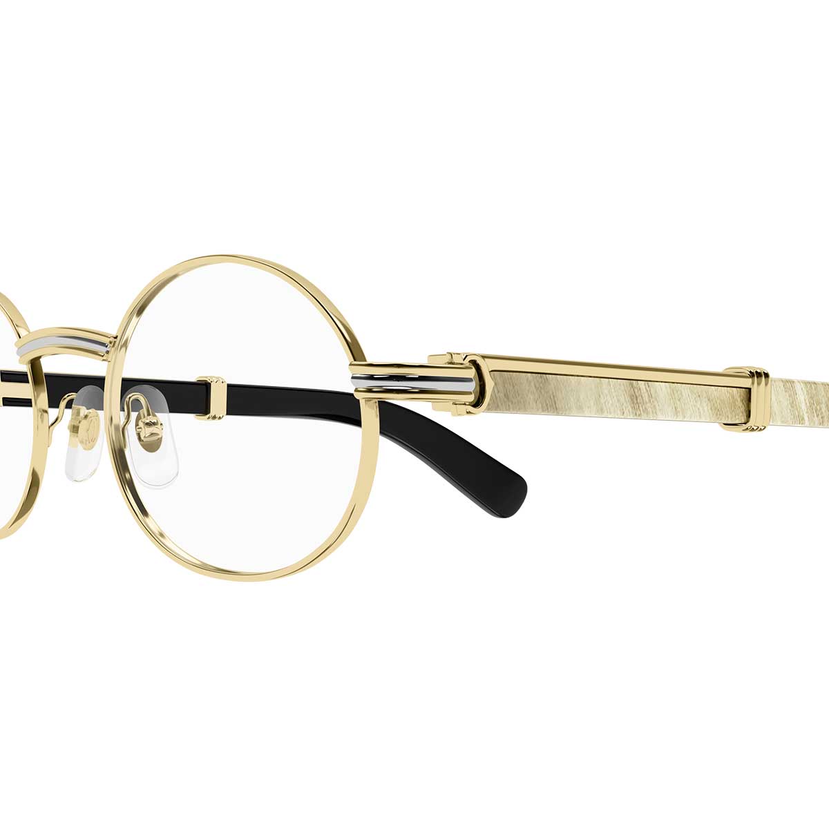 Cartier Occhiali da Vista CT0464O 002 OroBianco/Trasparente Uomo 3