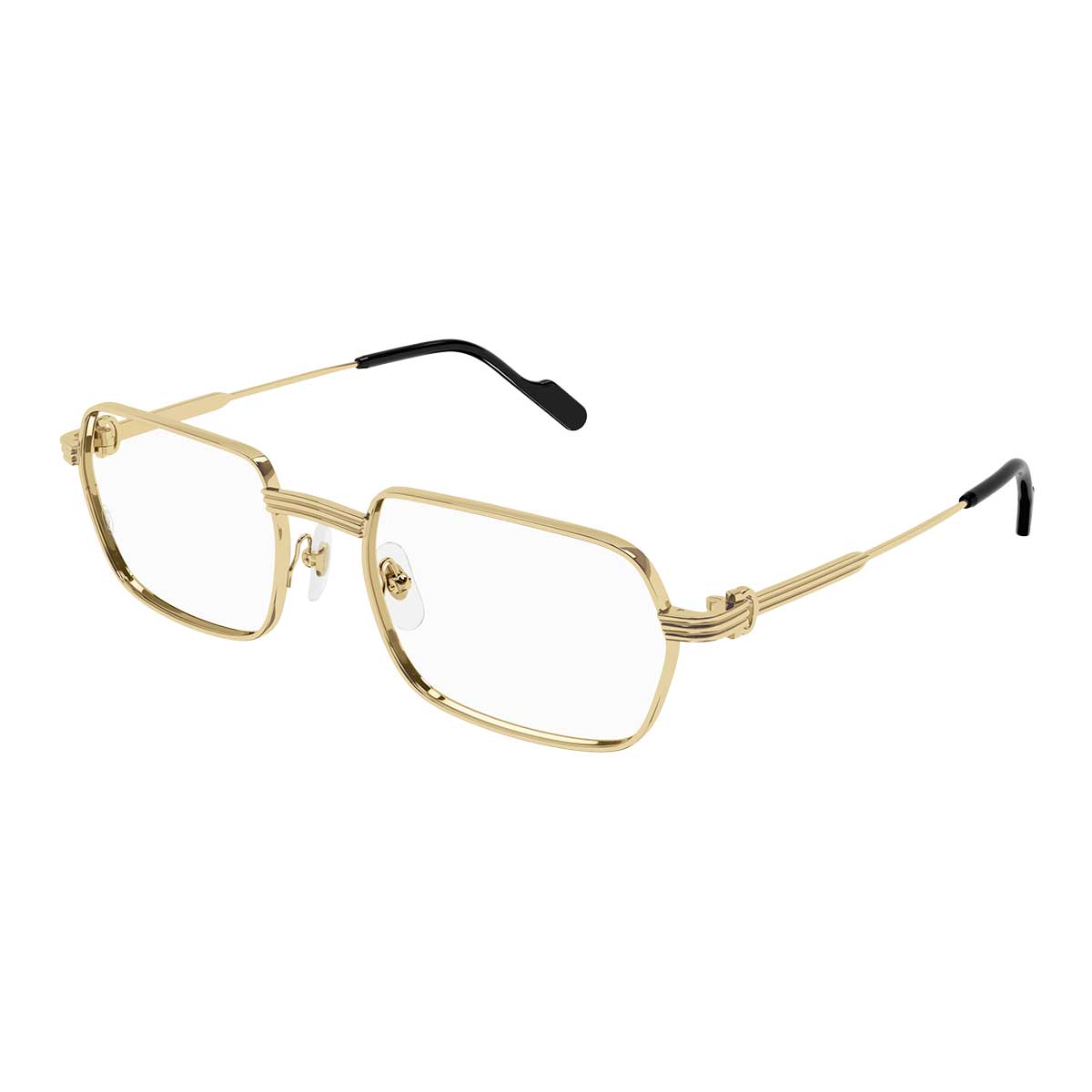Cartier Occhiali da Vista CT0483O 001 Oro/Trasparente Uomo 2