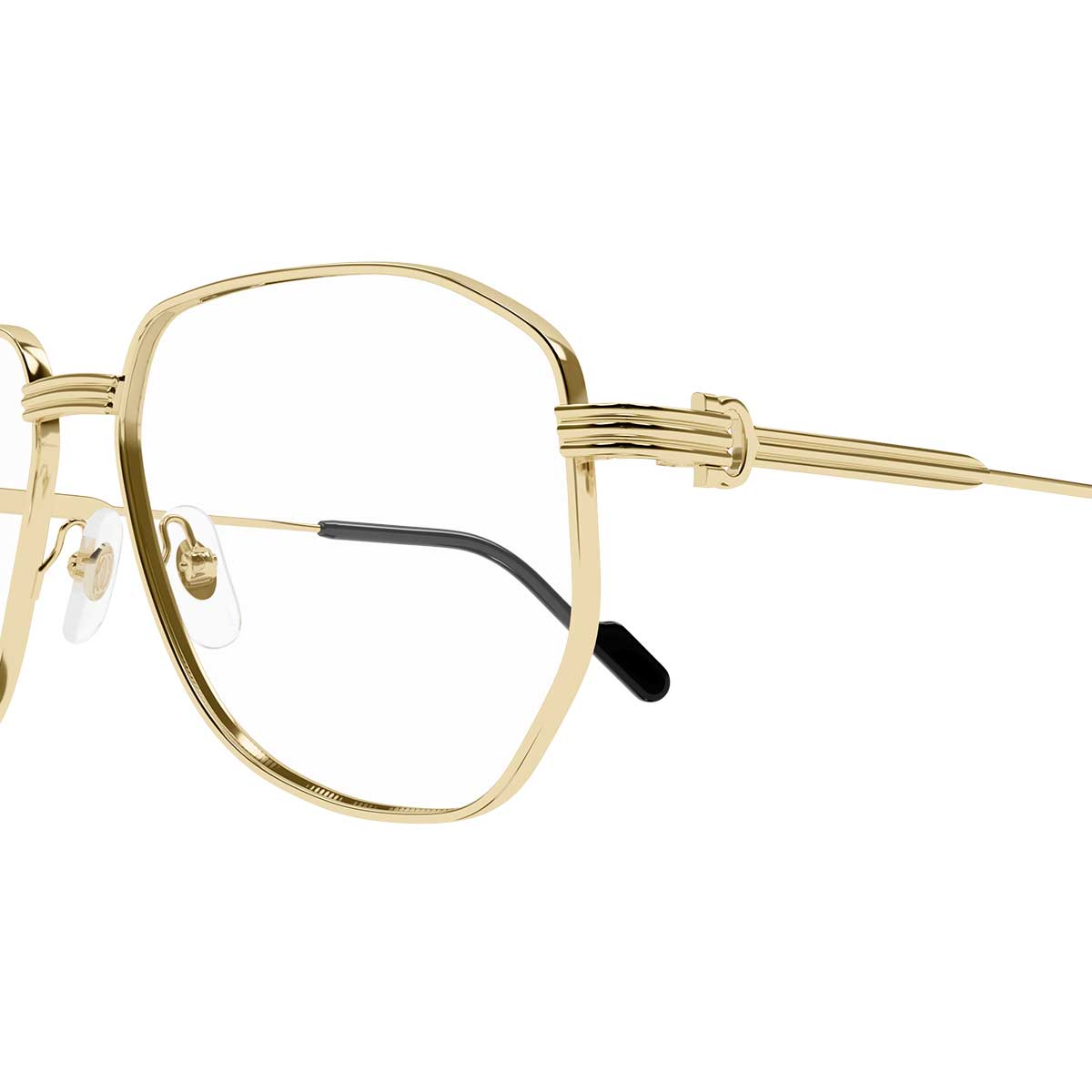 Cartier Occhiali da Vista CT0484O 001 Oro/Trasparente Uomo 3