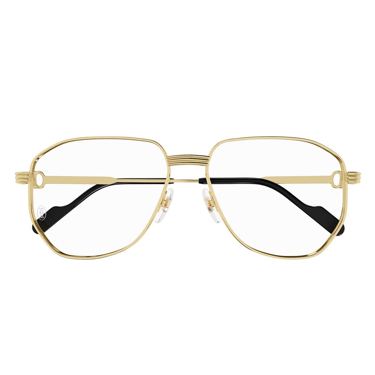 Cartier Occhiali da Vista CT0484O 001 Oro/Trasparente Uomo
