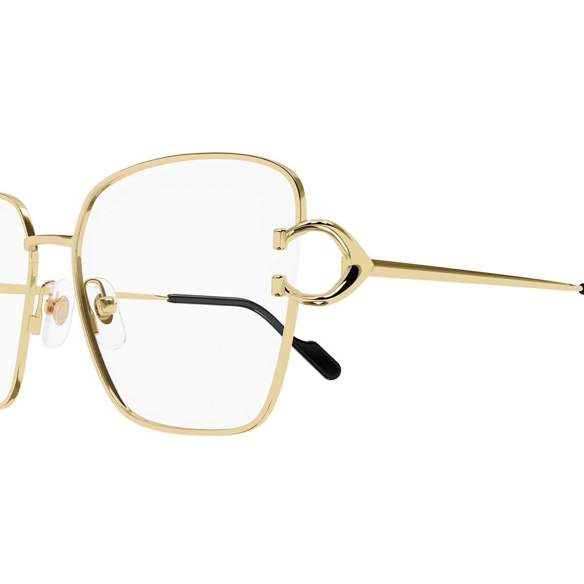 Cartier Occhiali da Vista CT0486O 001 Oro/Trasparente Donna 3