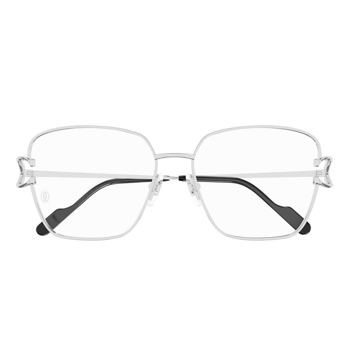 Cartier Occhiali da Vista CT0486O 002 Argento/Trasparente Donna
