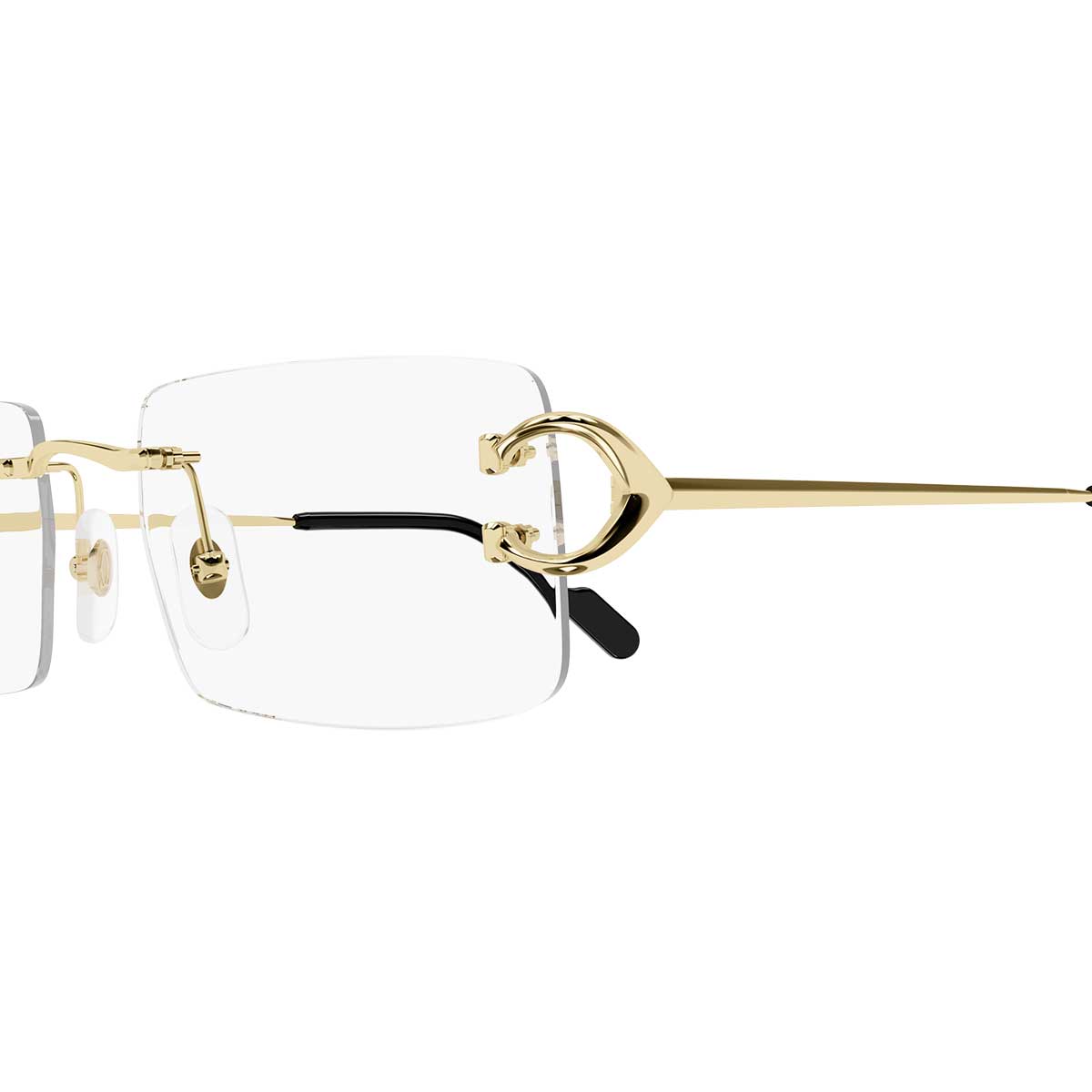 Cartier Occhiali da Vista CT0488O 001 Oro/Trasparente Uomo 3