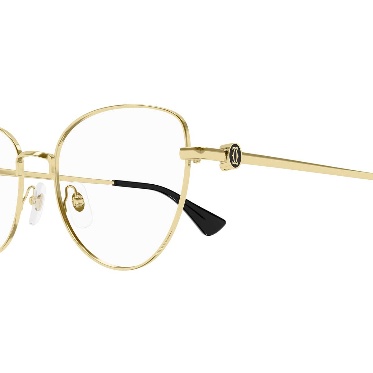 Cartier Occhiali da Vista CT0490O 001 Oro/Trasparente Donna 3