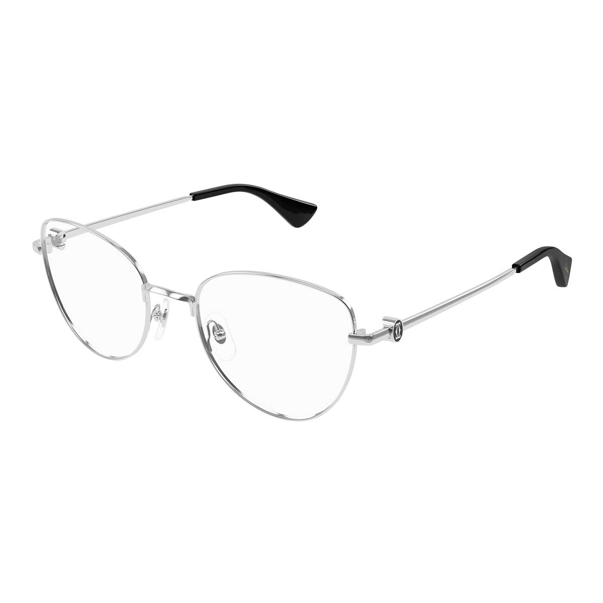 Cartier Occhiali da Vista CT0490O 002 Argento/Trasparente Donna 2