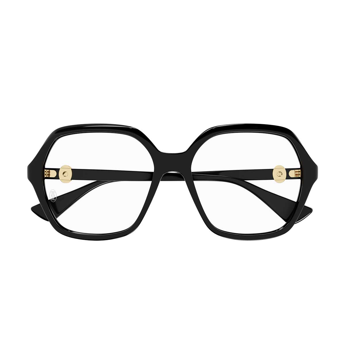 Cartier Occhiali da Vista CT0492O 001 Nero/Trasparente Donna