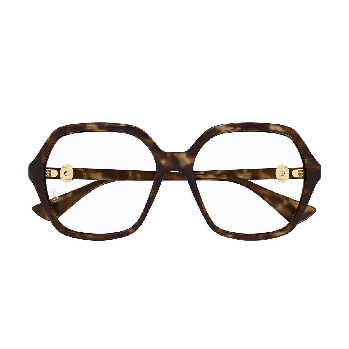 Cartier Occhiali da Vista CT0492O 002 Marrone/Trasparente Donna