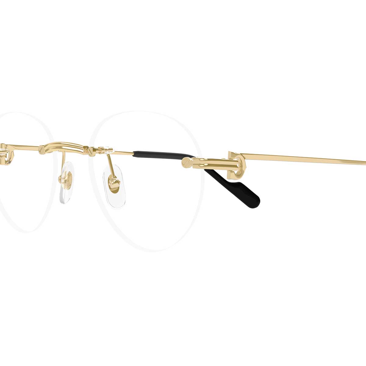 Cartier Occhiali da Vista CT0514O 001 Oro/Trasparente Unisex