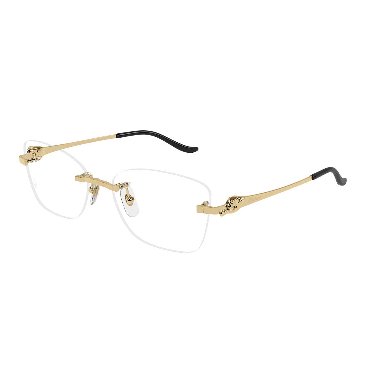 Cartier Occhiali da Vista CT0522O 001 Oro/Trasparente Donna