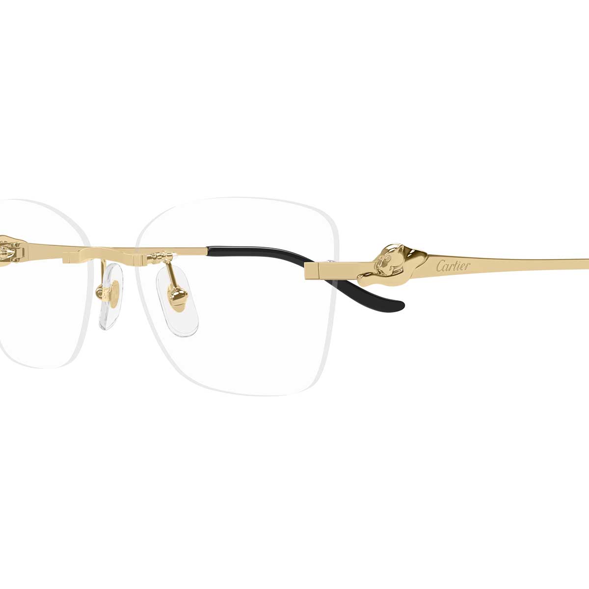 Cartier Occhiali da Vista CT0522O 001 Oro/Trasparente Donna
