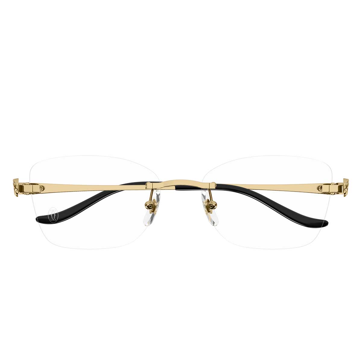 Cartier Occhiali da Vista CT0522O 001 Oro/Trasparente Donna