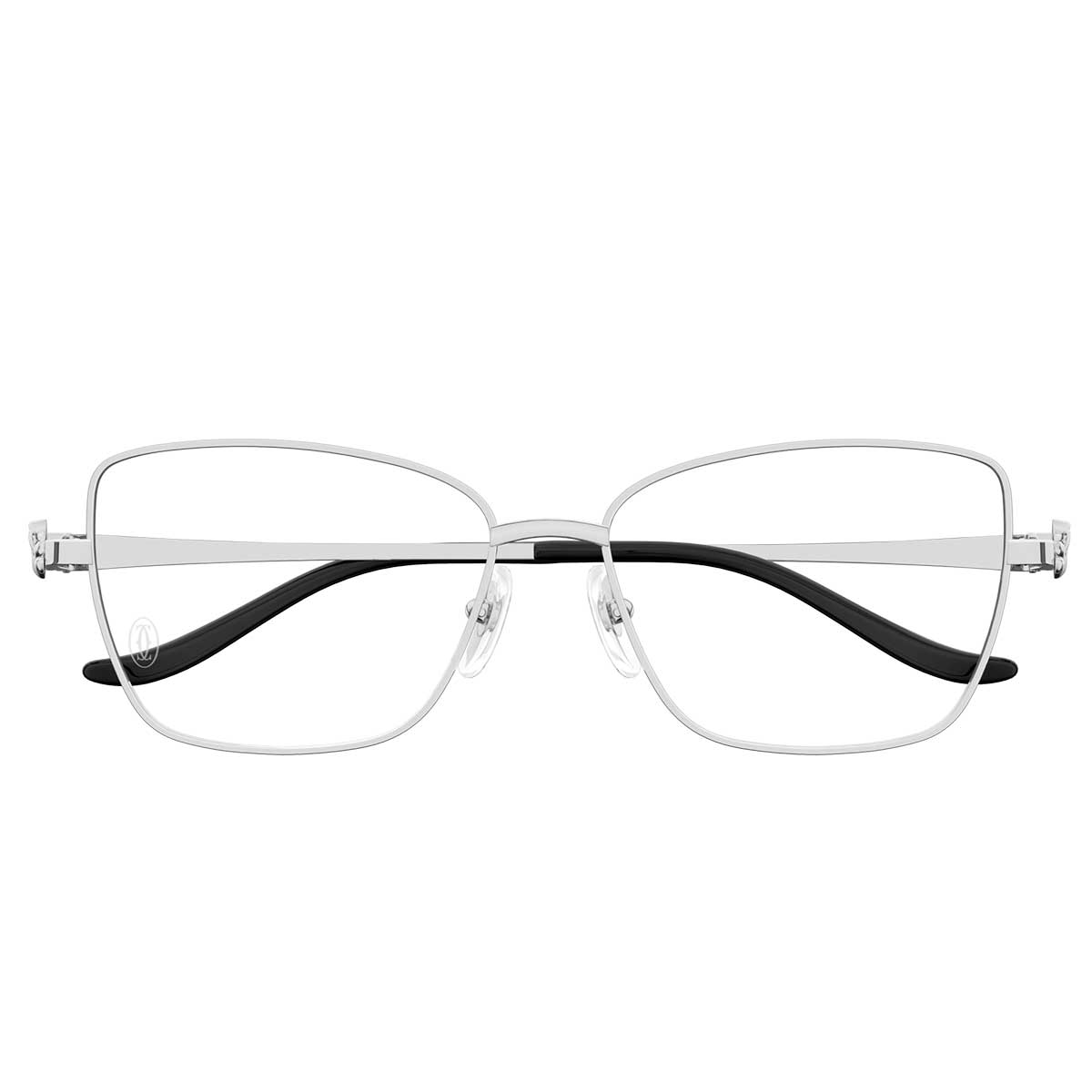 Cartier Occhiali da Vista CT0523O 002 Argento/Trasparente Donna