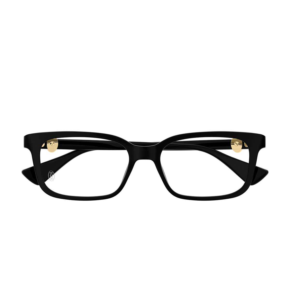 Cartier Occhiali da Vista CT0525O 005 Nero/Trasparente Donna