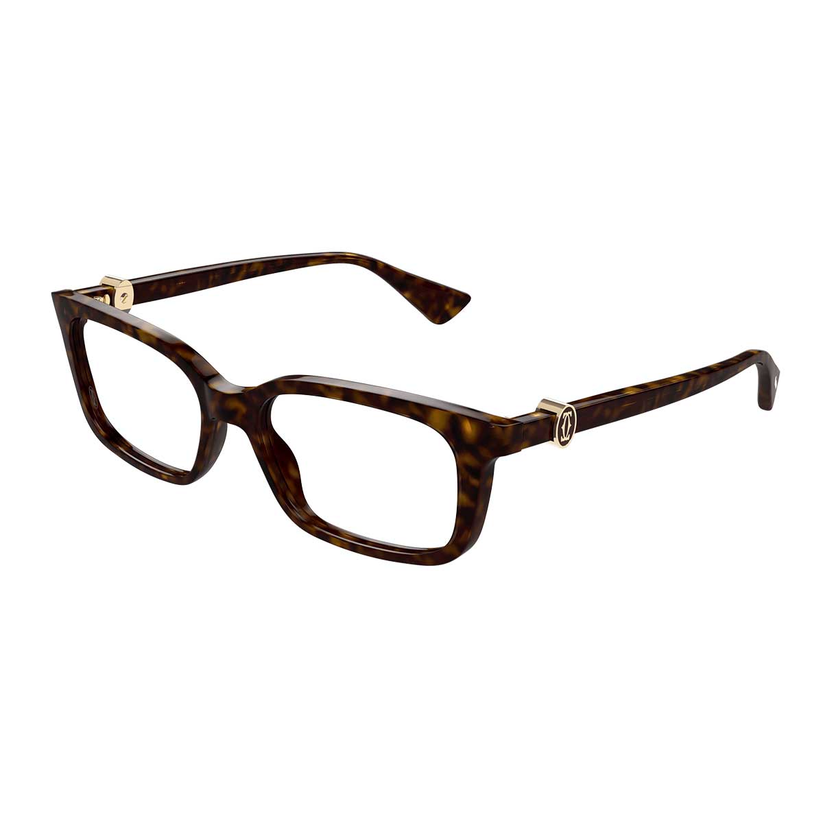 Cartier Occhiali da Vista CT0525O 006 Marrone/Trasparente Donna