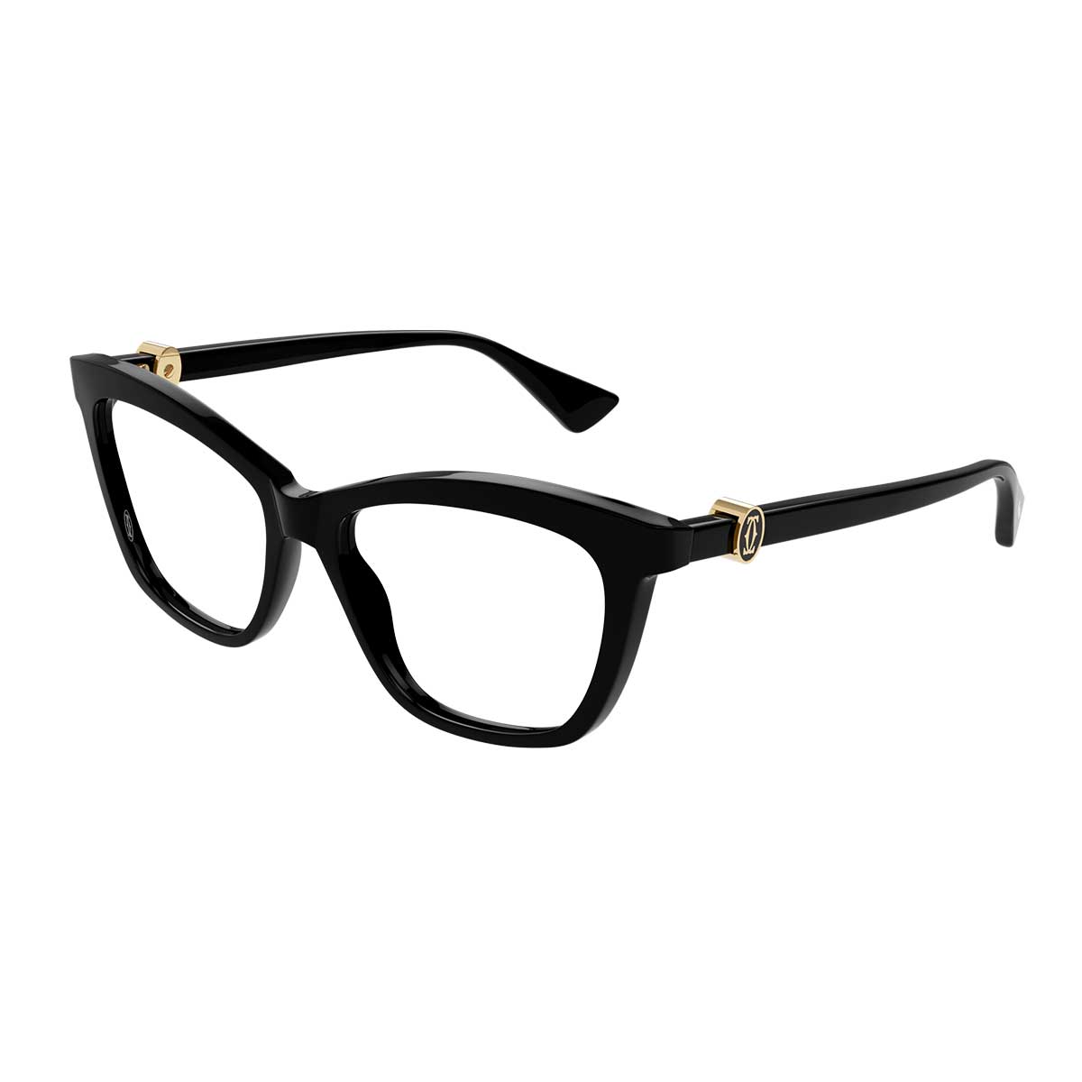 Cartier Occhiali da Vista CT0526O 001 Nero/Trasparente Donna 2
