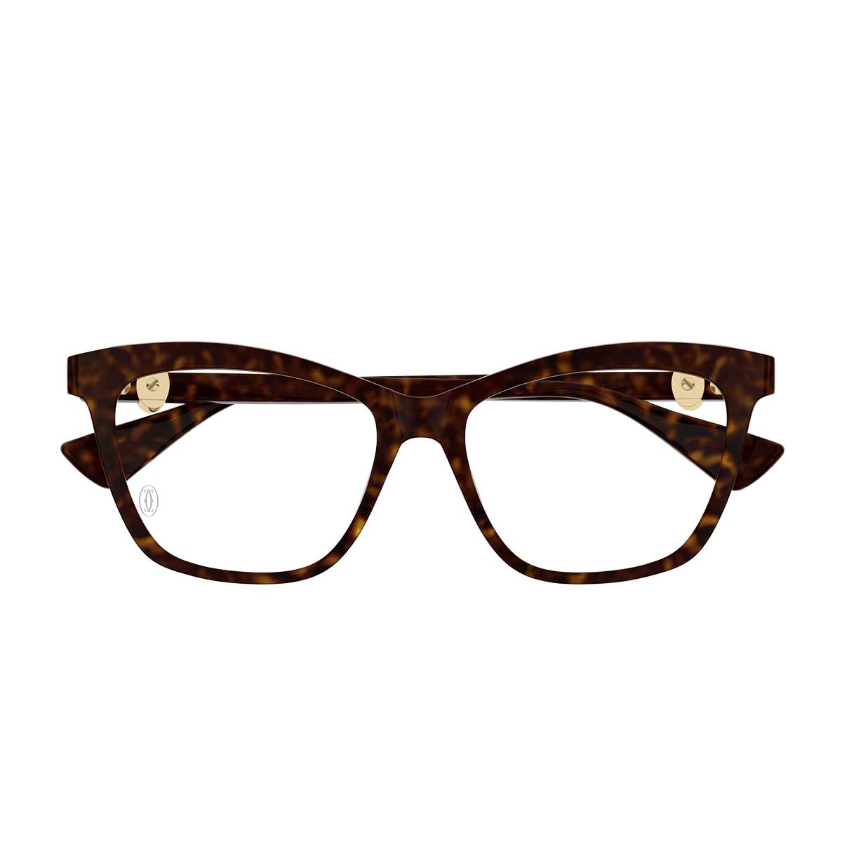 Cartier Occhiali da Vista CT0526O 002 Marrone/Trasparente Donna
