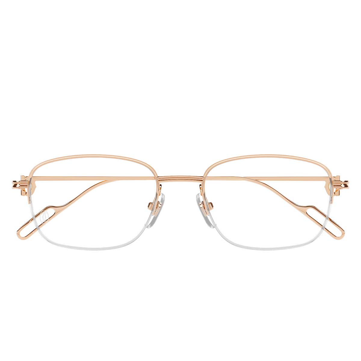 Cartier Occhiali da Vista CT0529OA 001 Bronzo/Trasparente Uomo