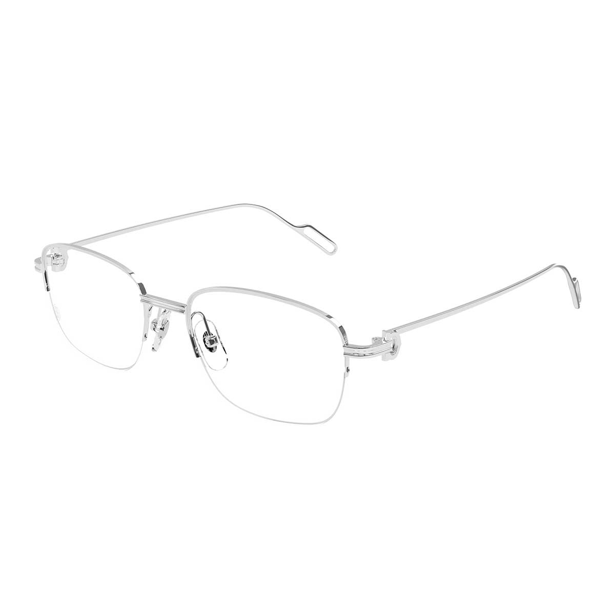 Cartier Occhiali da Vista CT0529OA 003 Argento/Trasparente Uomo 2