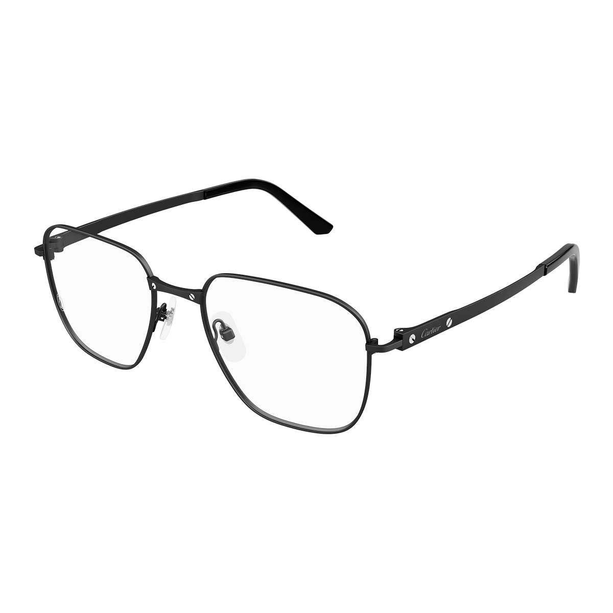 Cartier Occhiali da Vista CT0553O 004 Nero/Trasparente Uomo 2