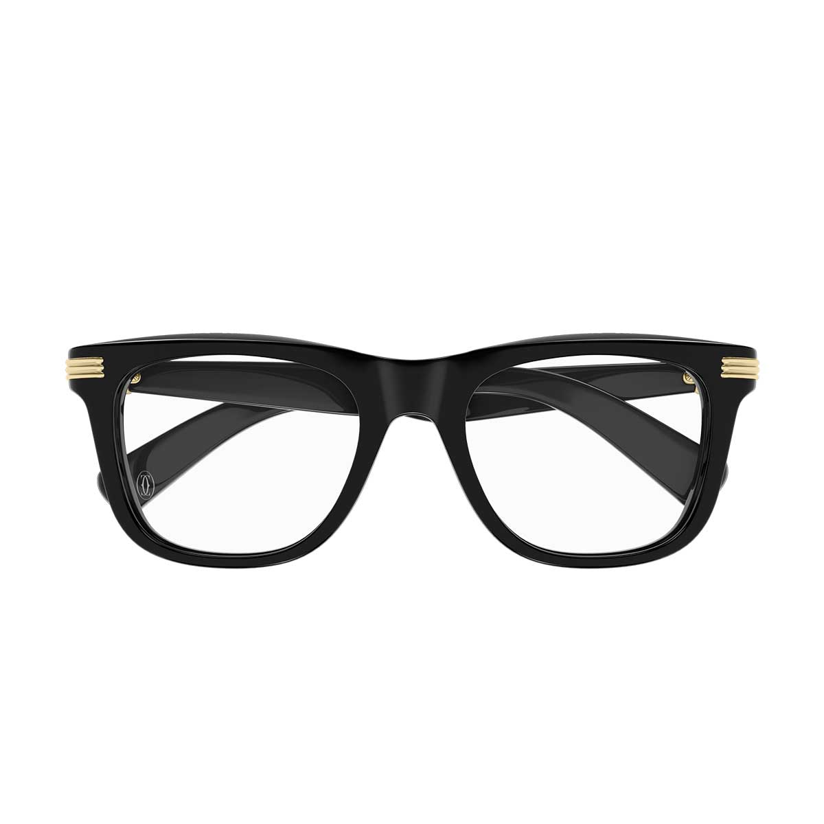 Cartier Occhiali da Vista CT0558O 006 Nero/Trasparente Uomo