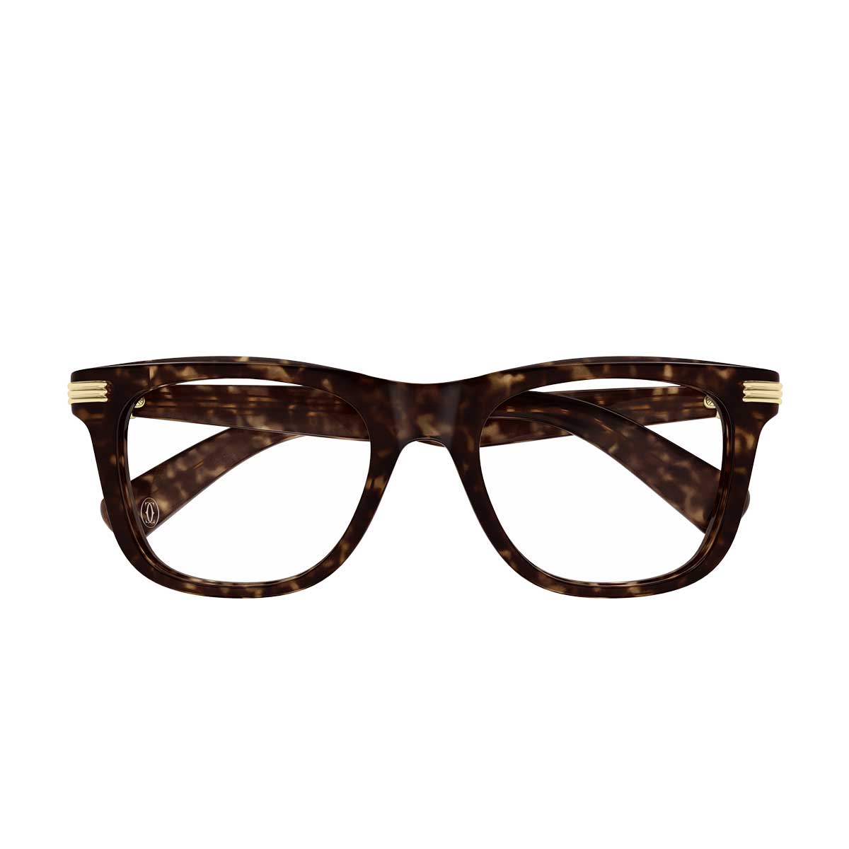 Cartier Occhiali da Vista CT0558O 007 Marrone/Trasparente Uomo