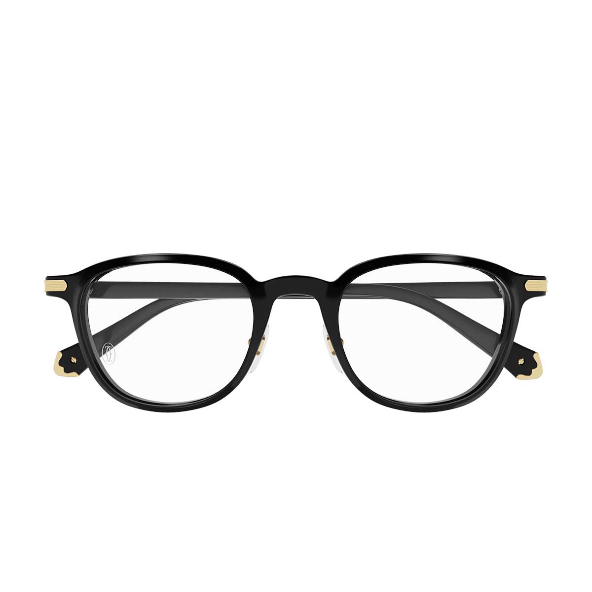 Cartier Occhiali da Vista CT0560O 001 Nero/Trasparente Uomo
