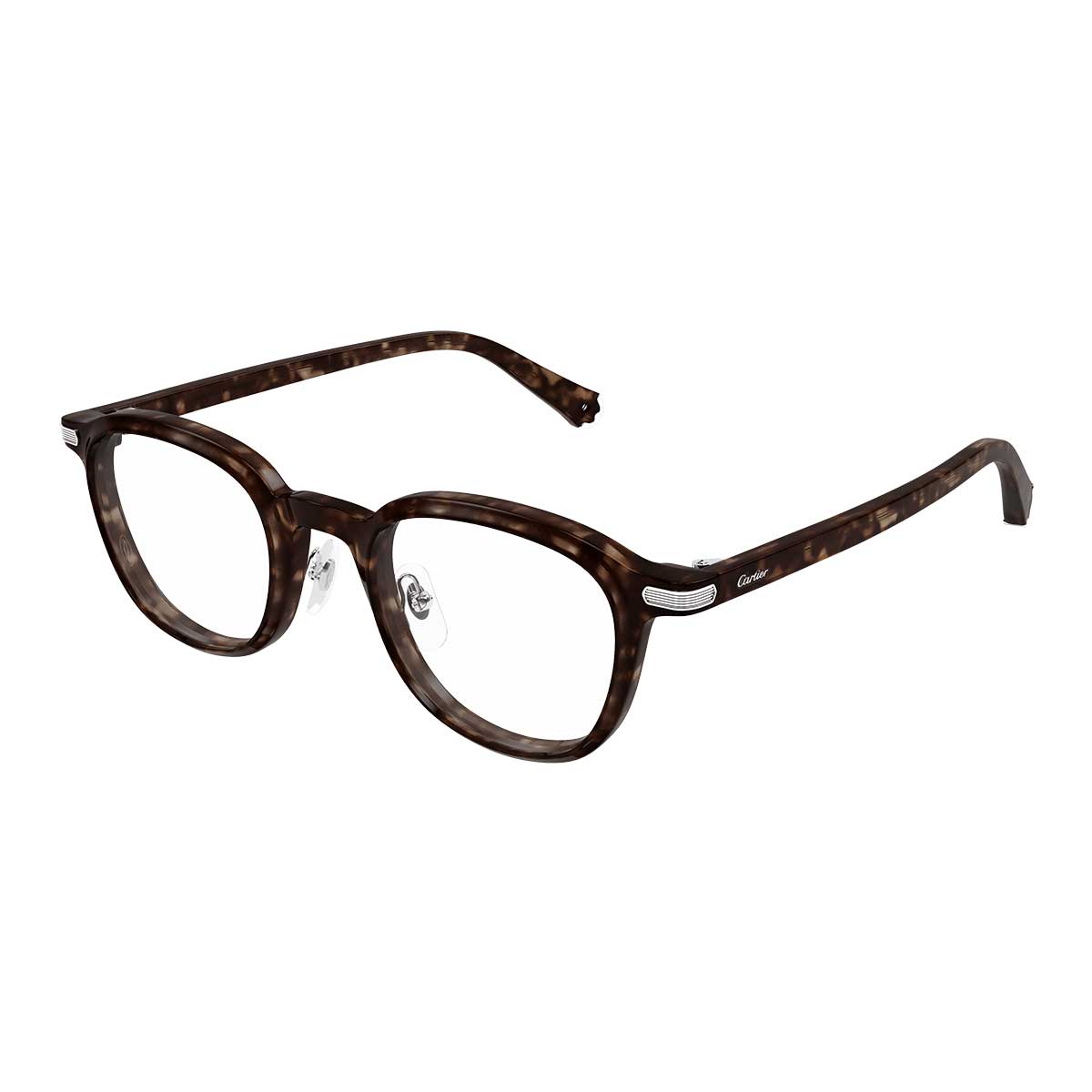Cartier Occhiali da Vista CT0560O 002 Marrone/Trasparente Uomo