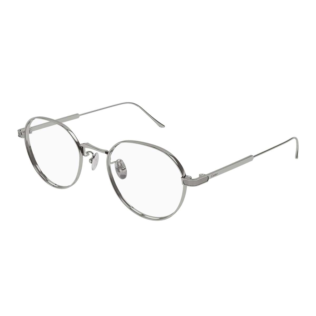 Cartier Occhiali da Vista CT0561OA 003 Rutenio/Trasparente Unisex