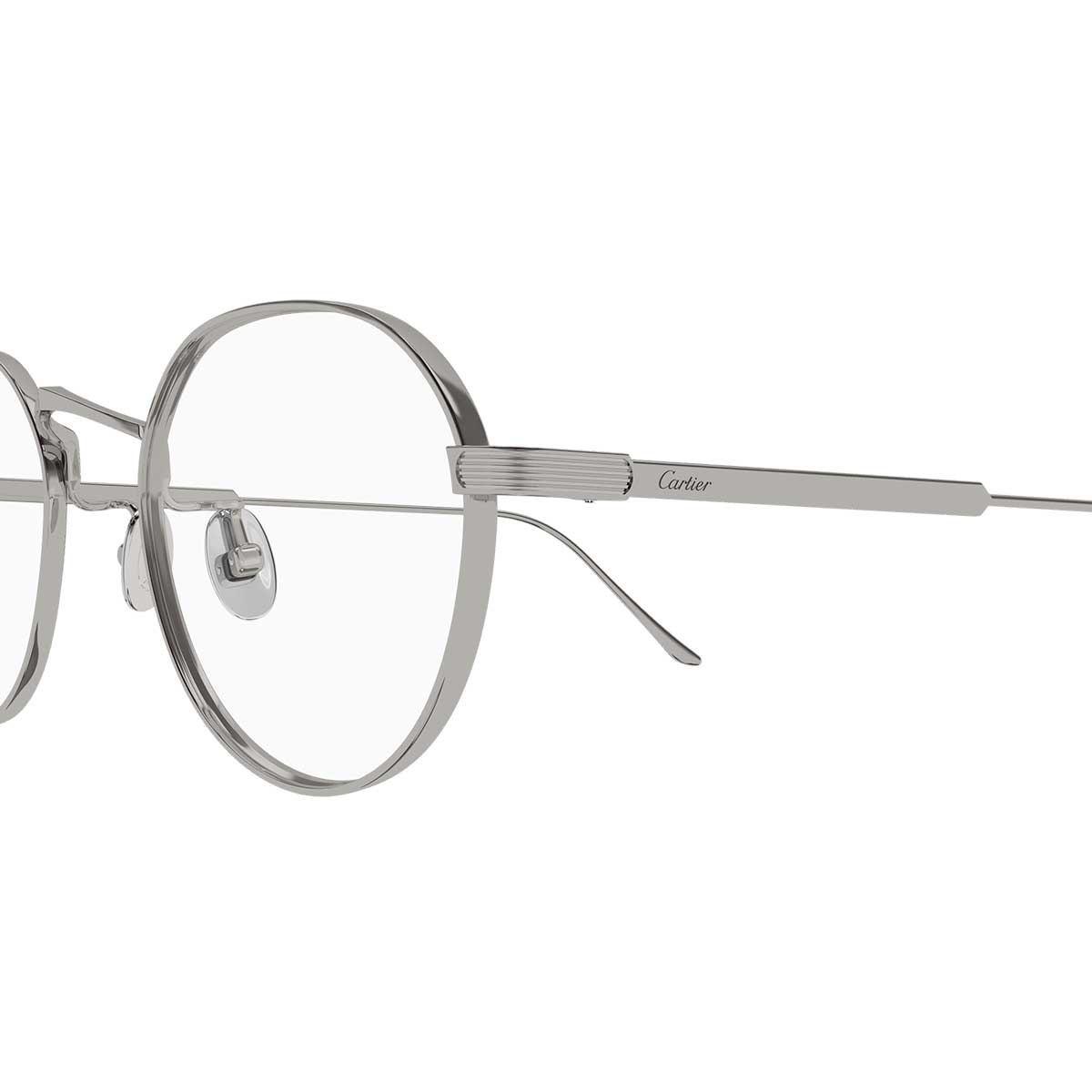 Cartier Occhiali da Vista CT0561OA 003 Rutenio/Trasparente Unisex