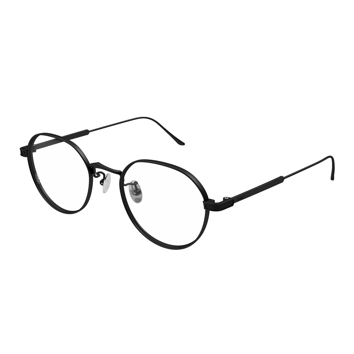 Cartier Occhiali da Vista CT0561OA 004 Nero/Trasparente Unisex
