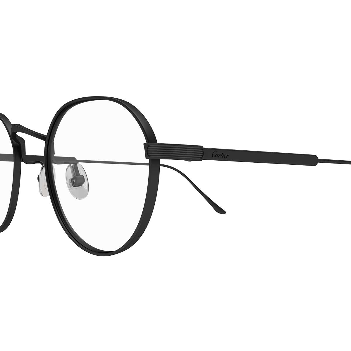 Cartier Occhiali da Vista CT0561OA 004 Nero/Trasparente Unisex