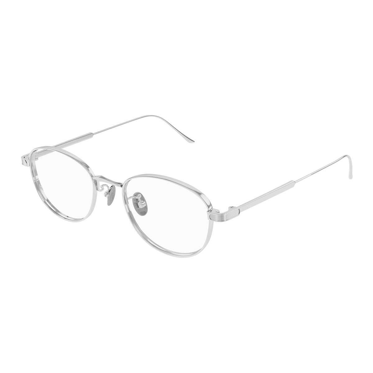 Cartier Occhiali da Vista CT0562OA 002 Argento/Trasparente Unisex 2