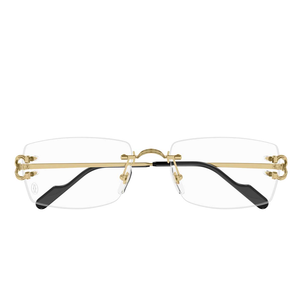 Cartier Occhiali da Vista CT0563O 001 Oro/Trasparente Uomo