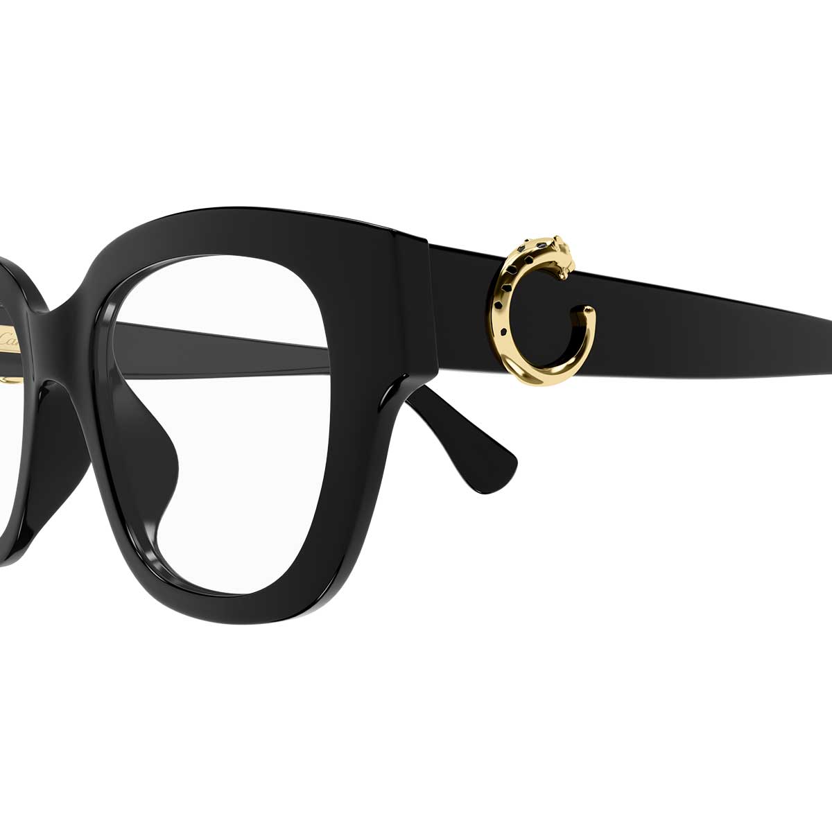 Cartier Occhiali da Vista CT0566O 005 Nero/Trasparente Donna 3
