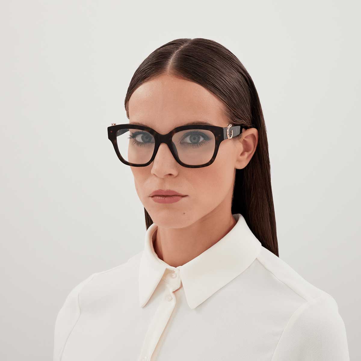 Cartier Occhiali da Vista CT0566O 006 Marrone/Trasparente Donna 4