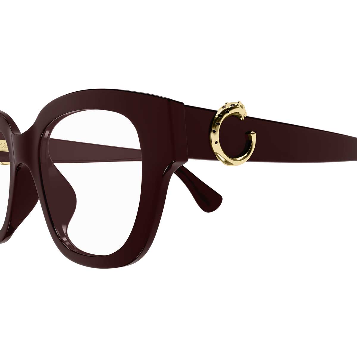 Cartier Occhiali da Vista CT0566O 007 Rosso/Trasparente Donna 3