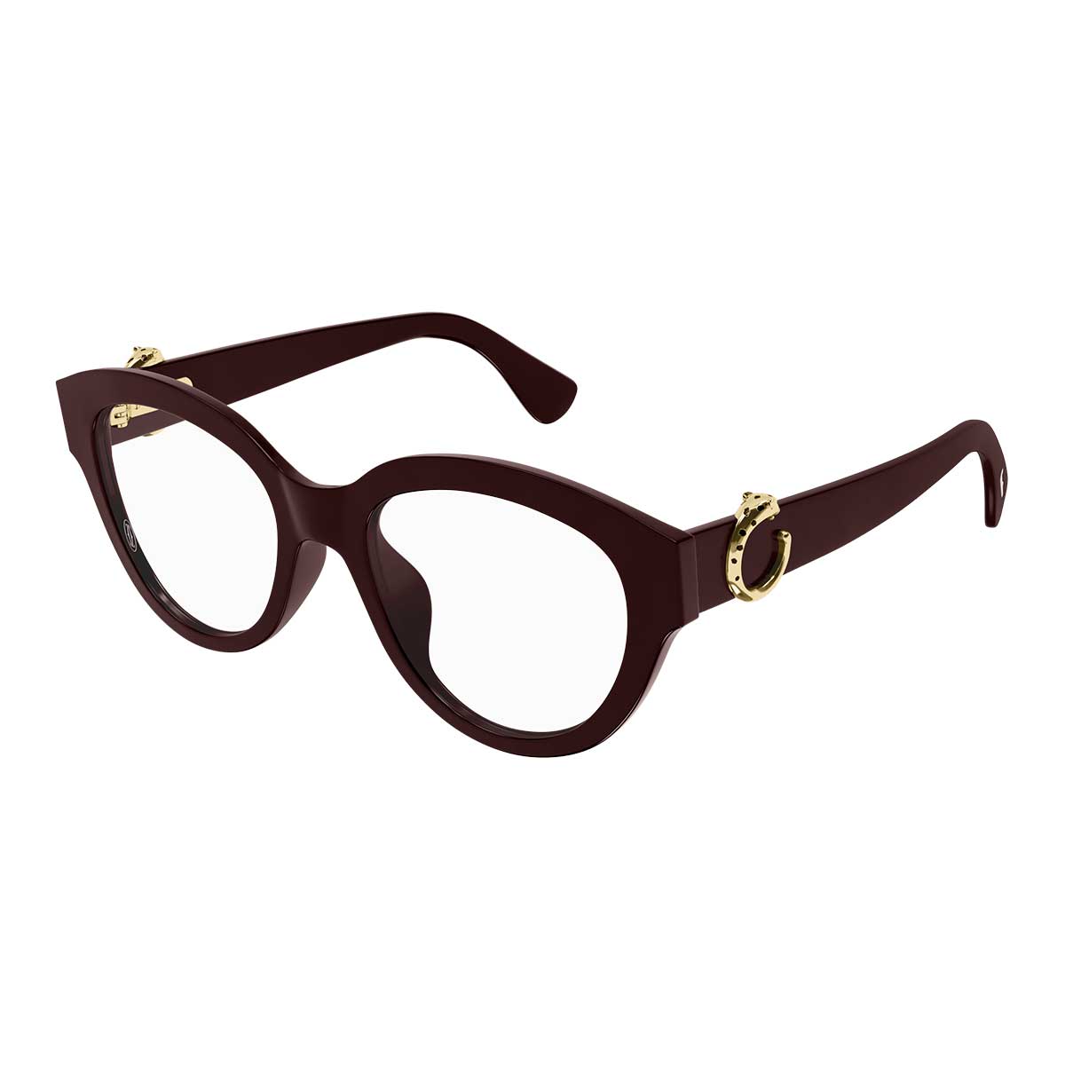 Cartier Occhiali da Vista CT0567O 003 Rosso/Trasparente Donna