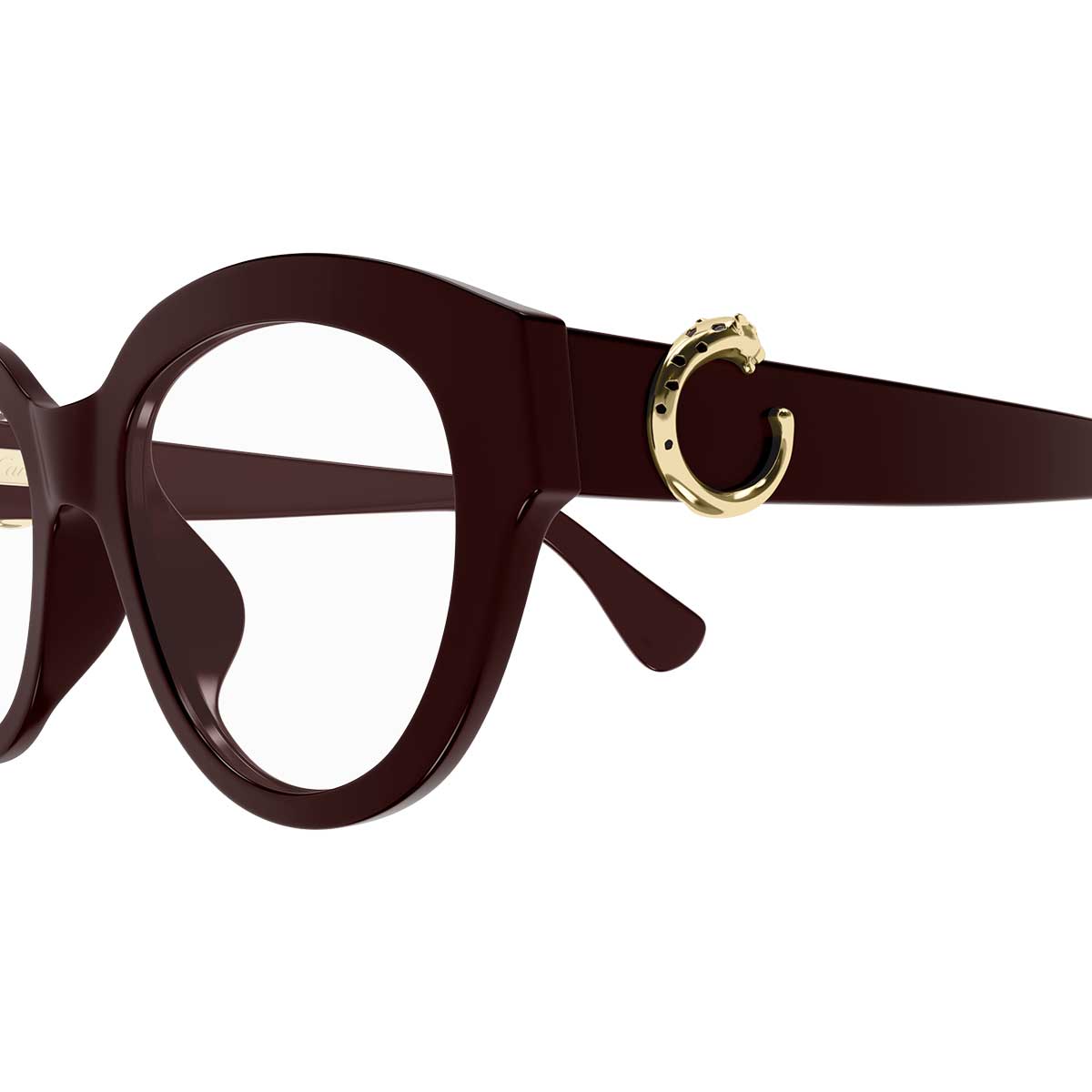 Cartier Occhiali da Vista CT0567O 003 Rosso/Trasparente Donna