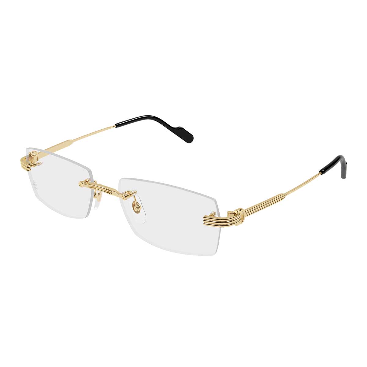 Cartier Occhiali da Vista CT0578O 001 Oro/Trasparente Uomo 2