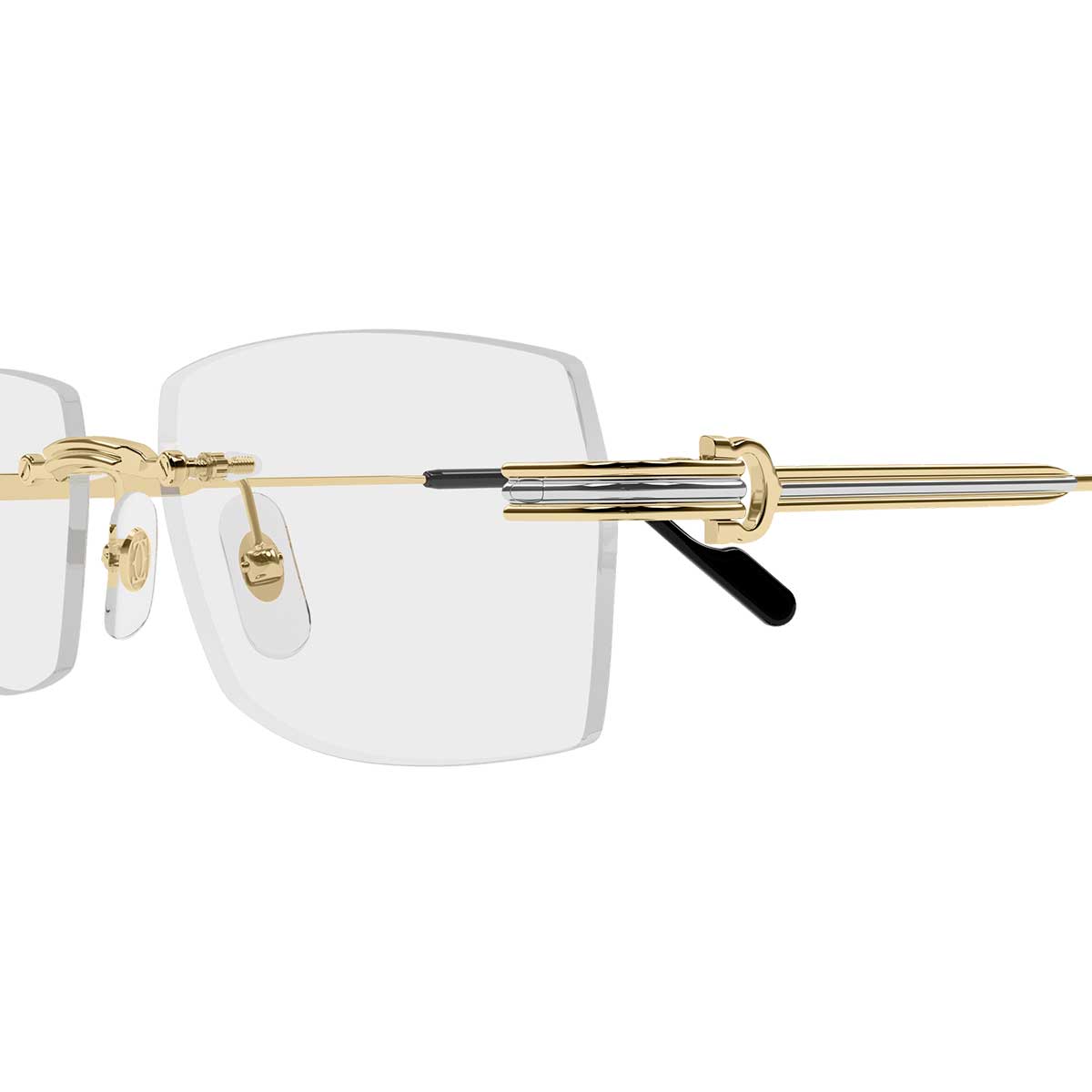 Cartier Occhiali da Vista CT0578O 003 Oro/Trasparente Uomo 3