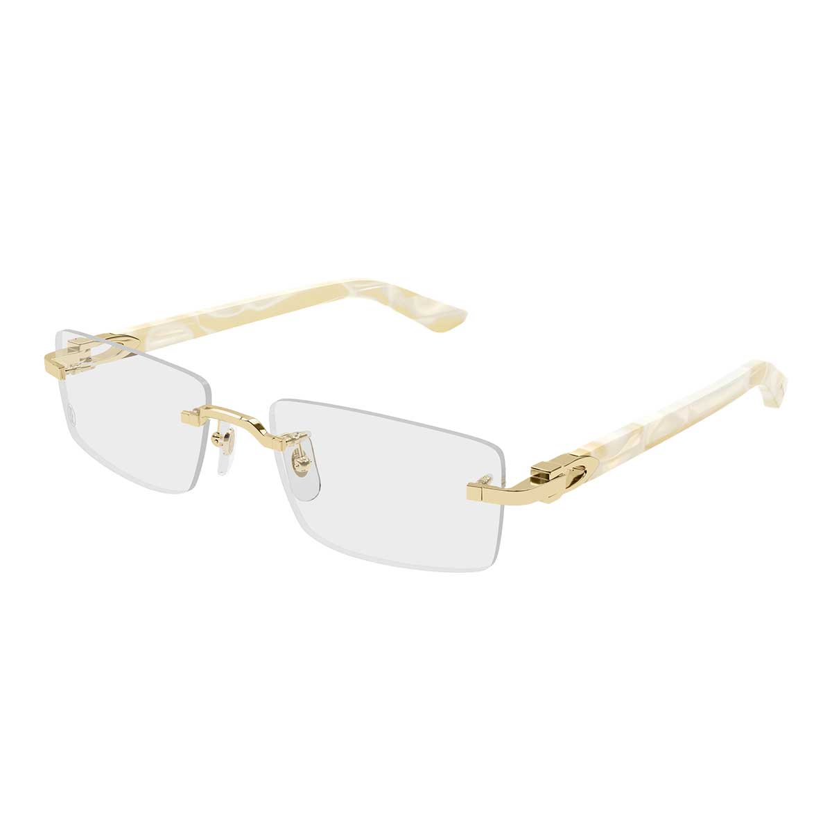 Cartier Occhiali da Vista CT0581O 007 OroAvorio/Trasparente Uomo 2