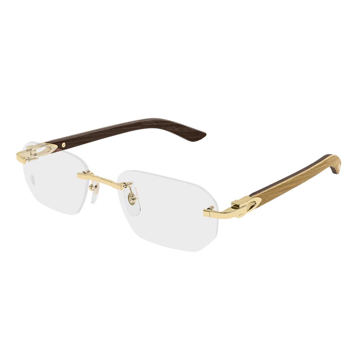 Cartier Occhiali da Vista CT0583O 003 OroGiallo/Trasparente Uomo 2