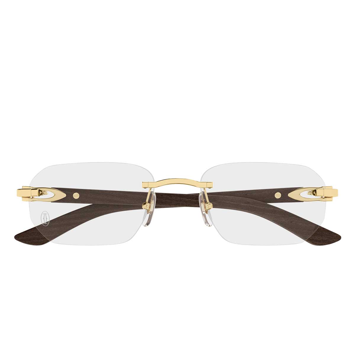 Cartier Occhiali da Vista CT0583O 003 OroGiallo/Trasparente Uomo