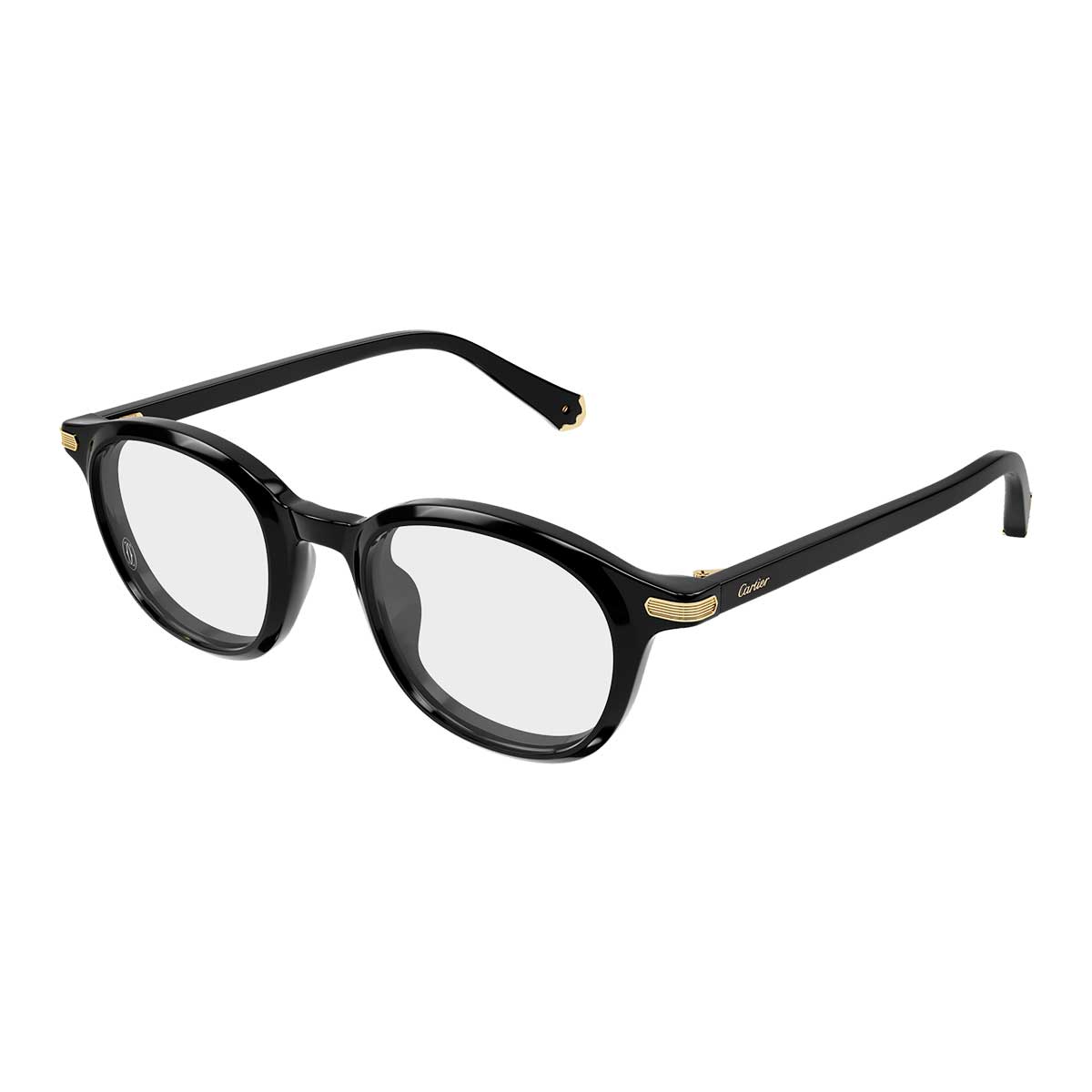 Cartier Occhiali da Vista CT0584O 005 Nero/Trasparente Uomo 2