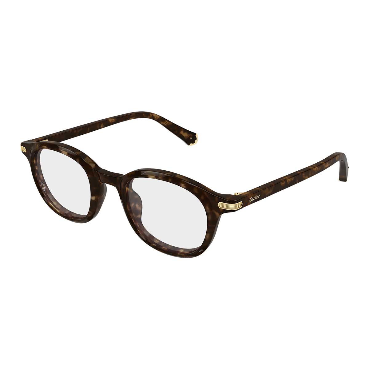 Cartier Occhiali da Vista CT0584O 006 Marrone/Trasparente Unisex 2