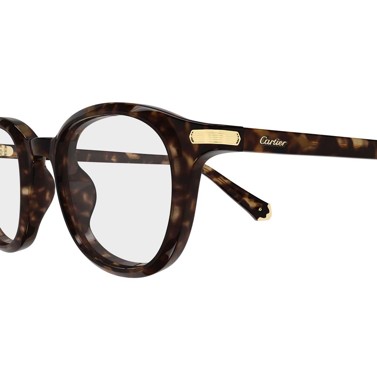 Cartier Occhiali da Vista CT0584O 006 Marrone/Trasparente Unisex 3
