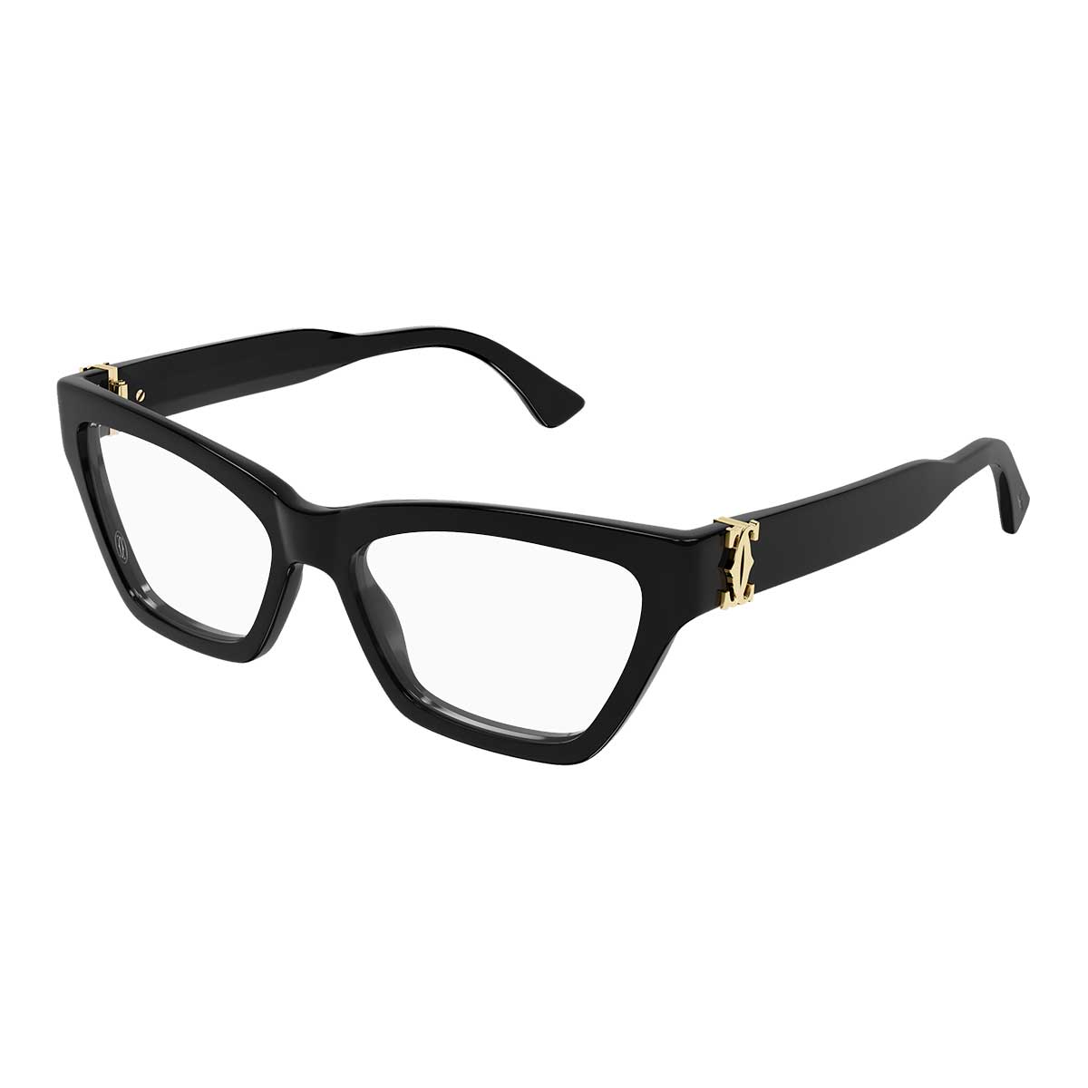 Cartier Occhiali da Vista CT0590O 001 Nero/Trasparente Donna 2